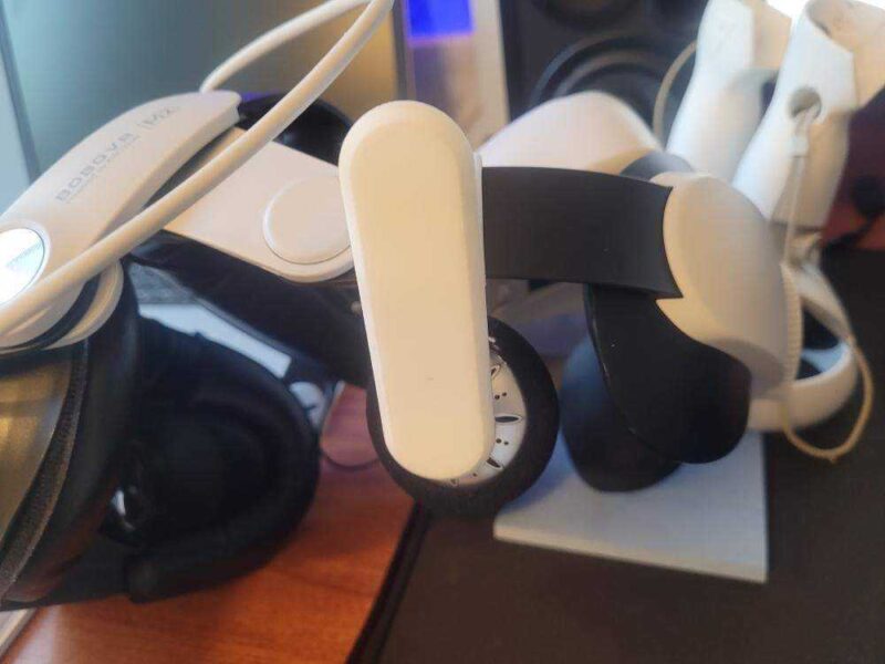 Sturdy Oculus Quest 2 Bobovr M2 Headcap İçin Kulaklık Tutucu Plastik Aparat - Görsel 2