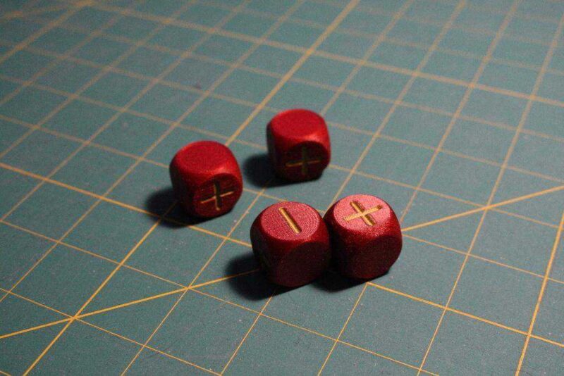 Fate/Fudge Dice Plastik Aparat - Görsel 3