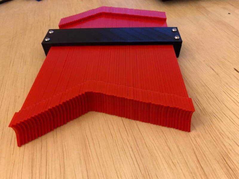 Duplicating Contours İçin Kontur Ölçer Plastik Aparat - Görsel 2