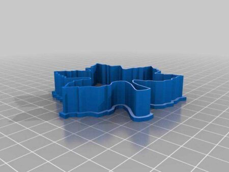 Maple Leaf Cookie Cutter Remix ( Hafif) Plastik Aparat