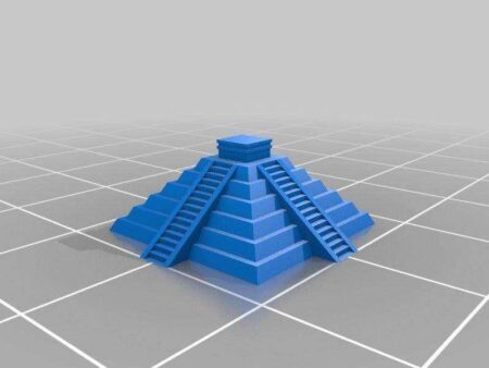 Chichen Itza Maya Tapınağı Biblo Dekoratif Hediyelik Süs Eşyası