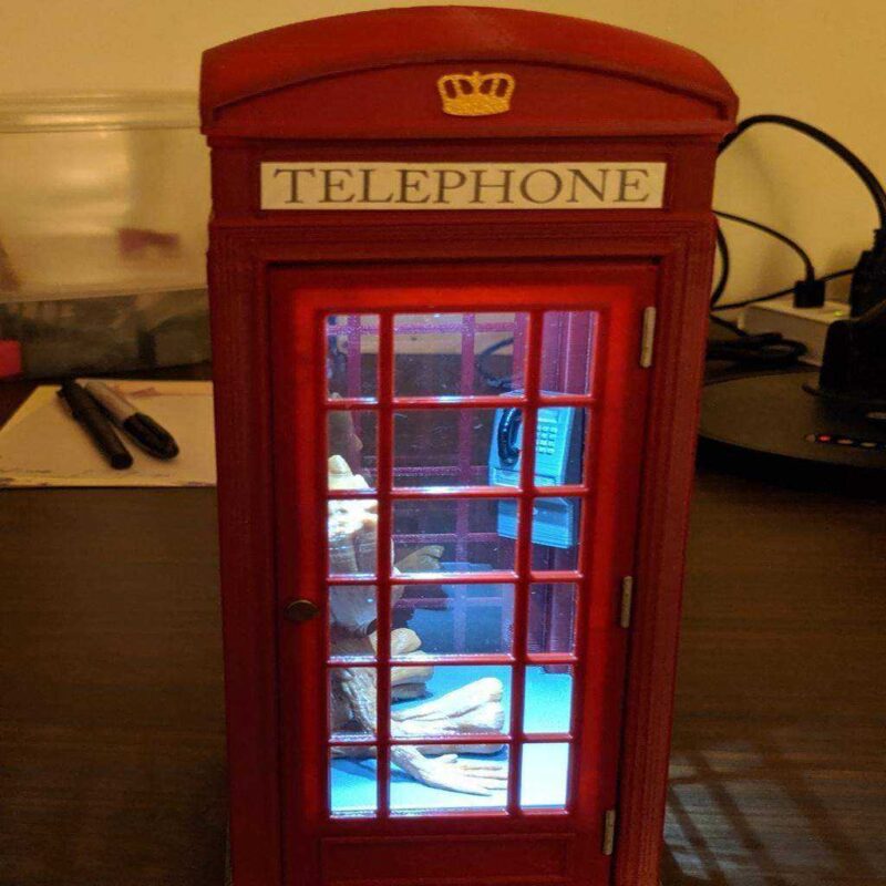 İngiliz Telefon Kulübesi Plastik Aparat