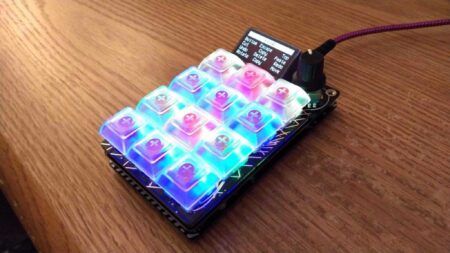 Adafruit Makro Pad Lcd Menü Plastik Aparat