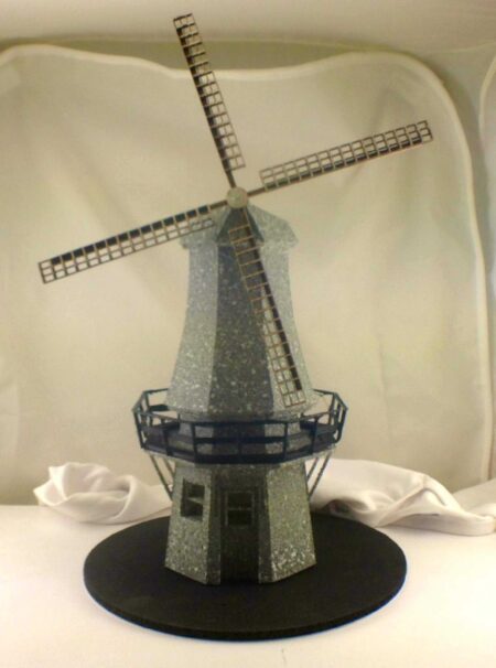 Hollanda Stili Windmill Lazer Kesim Bıçağı Plastik Aparat