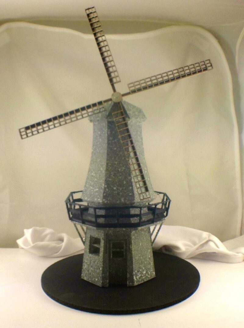 Hollanda Stili Windmill Lazer Kesim Bıçağı Plastik Aparat