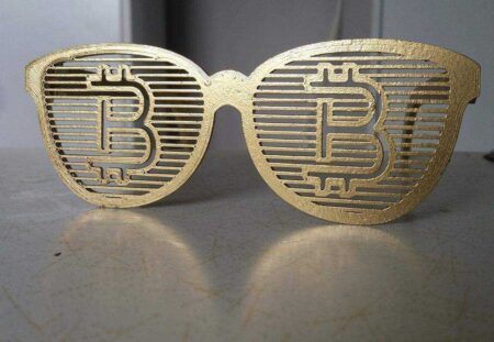 Bitcoin Blinkers Plastik Aparat