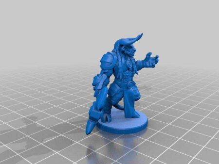 Minotaur Paladin Avcı Barbar Minyatür Biblo Dekoratif Hediyelik