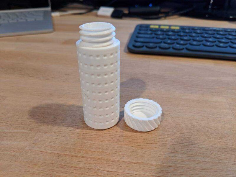 Vidalı Üst Hap Kutusu Plastik Aparat - Görsel 2