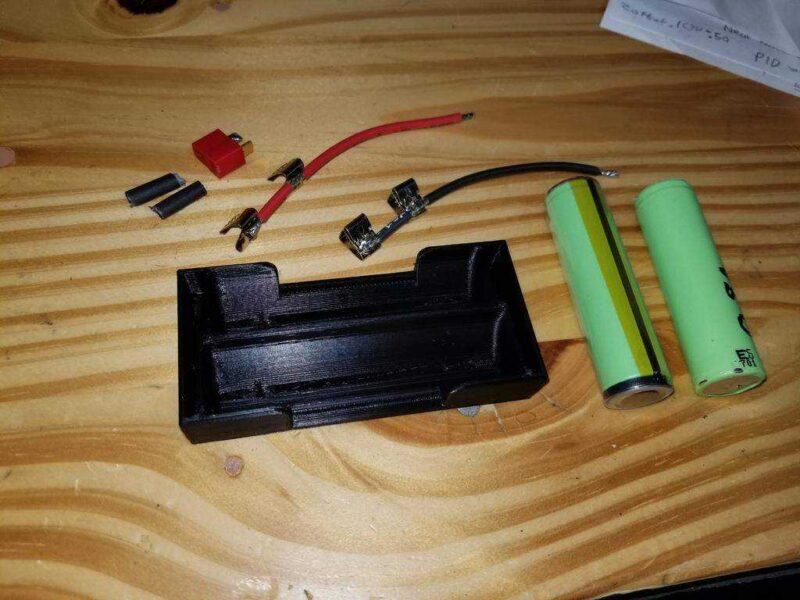 18650 Pil Şarj Tepsisi (W / Ve W / O Bms) Plastik Aparat - Görsel 3