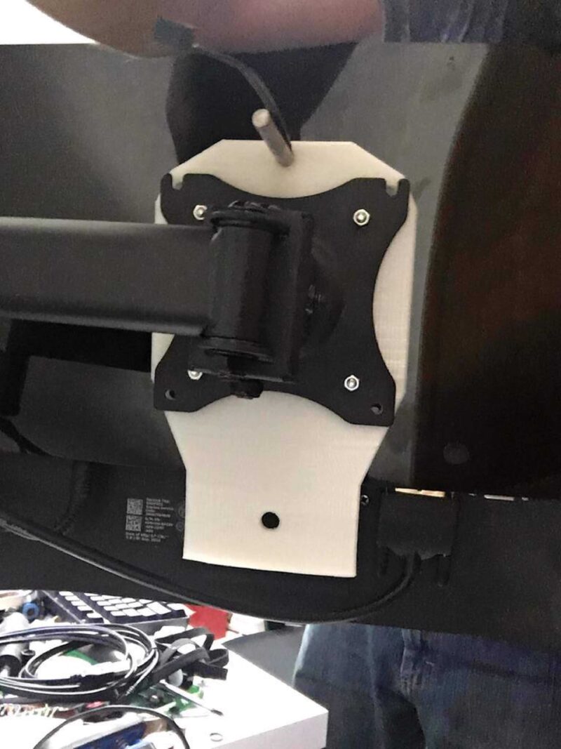 Menü Dell St-Series Monitors İçin Montaj Adaptörü Braketi - St2420L, St2421L / Llb, St2220M / Lc, St2321L / Lf, St2320L Plastik Aparat