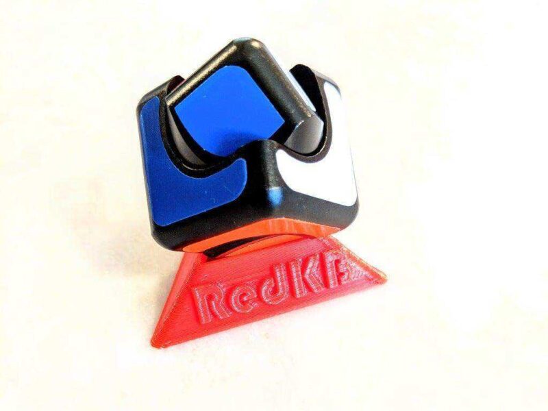 Redkb Cube Standı 3X3 Ve Fidget Spinner Cube Plastik Aparat - Görsel 3