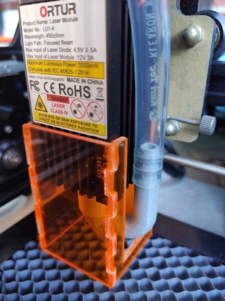 Ortur Lm2 Lazer Kalkanı Ve Hava Yardımı Plastik Aparat