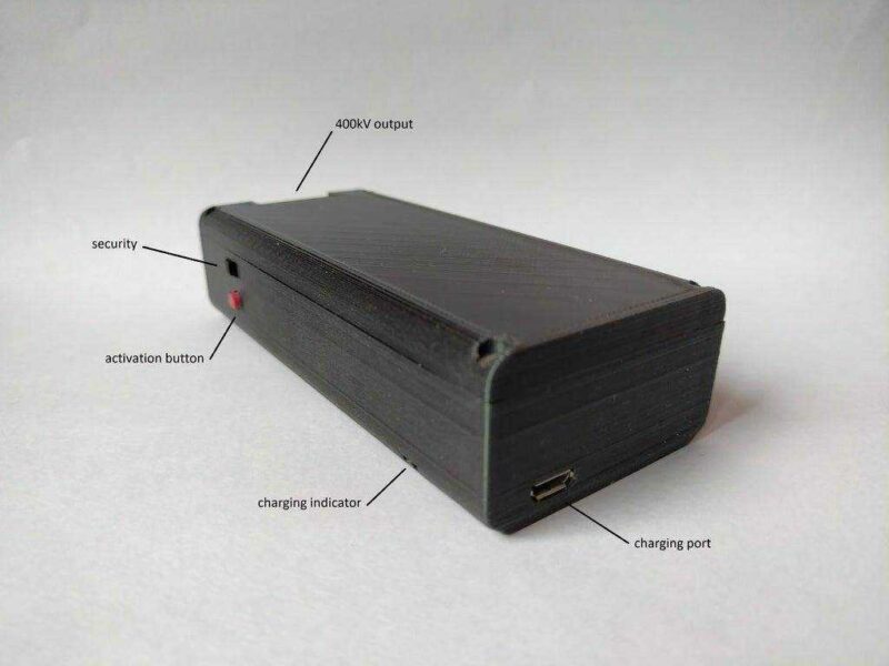Taser 18650 Kılıf Stun Tabancası Plastik Aparat - Görsel 3