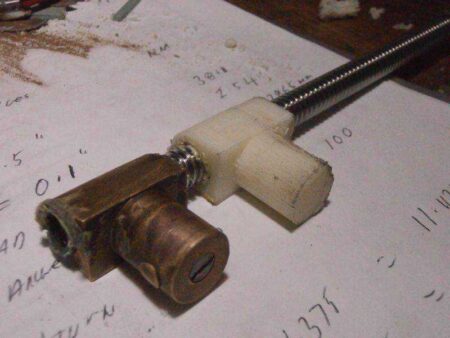 South Bend Lathe Model 9C ( 1937-1940) Cross Slide Nut Plastik Aparat