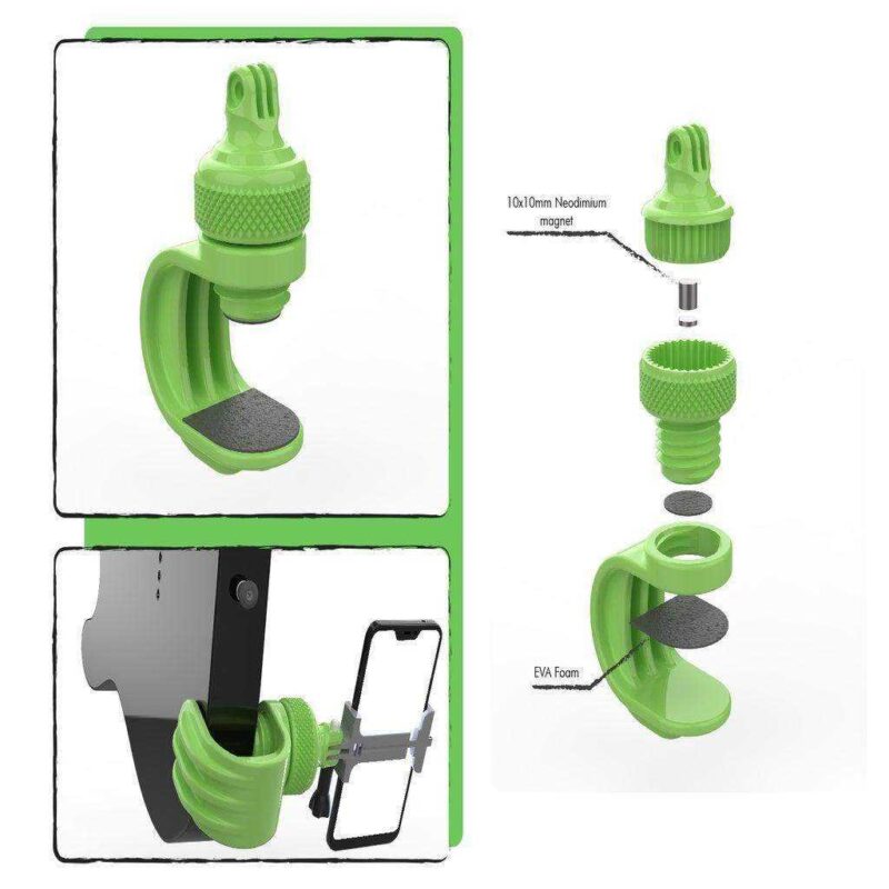 Gitar Kamera Tutucu / Soporte De Camara Para Guitarra Plastik Aparat - Görsel 2