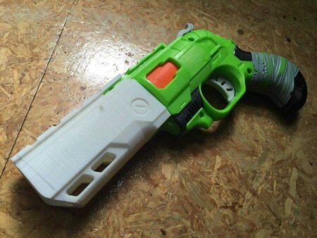 Nerf DoubleStrike 'Magnum' namlu örtüsü görüntü eklentisi
