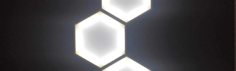 Hexagon Light Akıllı Lamba Plastik Aparat - Görsel 4