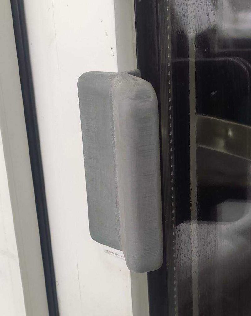Balkon Kapı Kolu/Balkontürgriff/Terrassentürgriff Plastik Aparat - Görsel 2