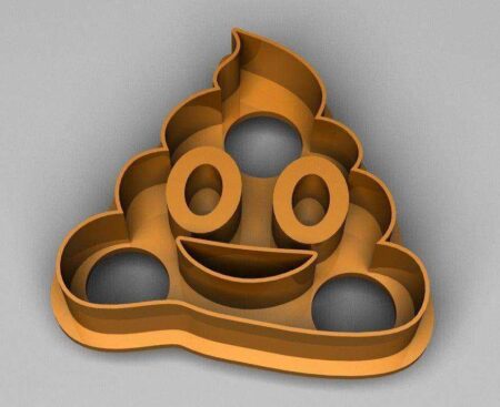 Poop Kaka Emoji Surat  Kurabiye Kek Kalıbı Kalıp Organik Plastik