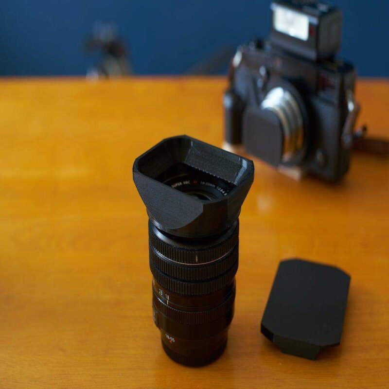 Fujifilm Kare Hood, (Remix) Fujinon Xf 18-55Mm F.2.8-4 R Lm Ois Plastik Aparat - Görsel 2