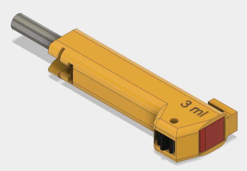 3 Ml Şırınga Pipet Plastik Aparat