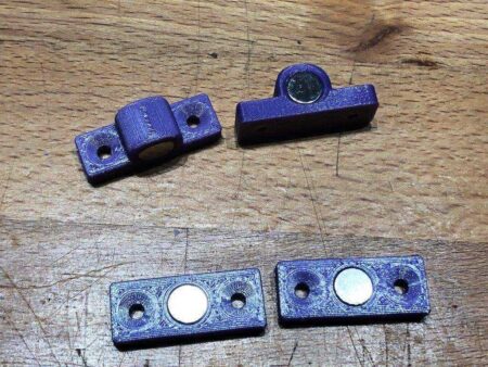 8Mm X 3Mm Mıknatıslar İçin Manyetik Kapı Mandalı Plastik Aparat
