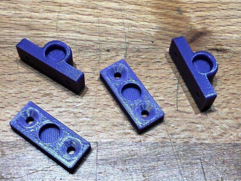 8Mm X 3Mm Mıknatıslar İçin Manyetik Kapı Mandalı Plastik Aparat - Görsel 2