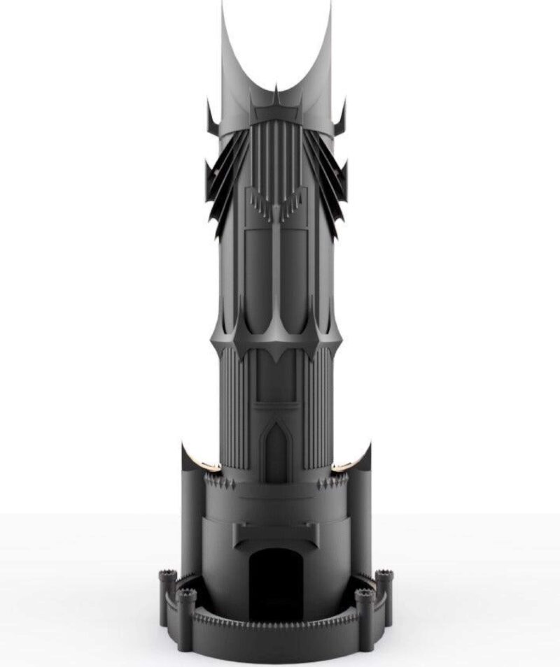 Barad-Dûr (Sauron Kulesi) Zar Kulesi Dekoratif Biblo Aksesuar