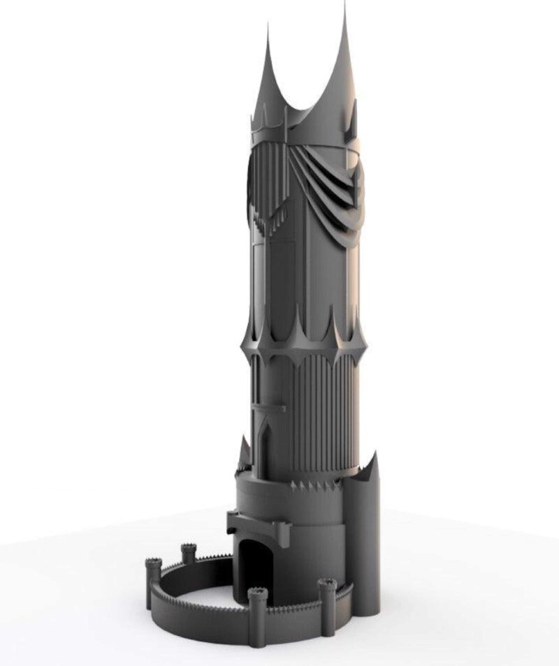 Barad-Dûr (Sauron Kulesi) Zar Kulesi Dekoratif Biblo Aksesuar - Görsel 2