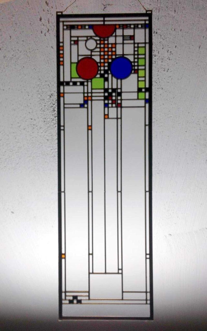Frank Lloyd Wright Vitray Plastik Aparat - Görsel 2