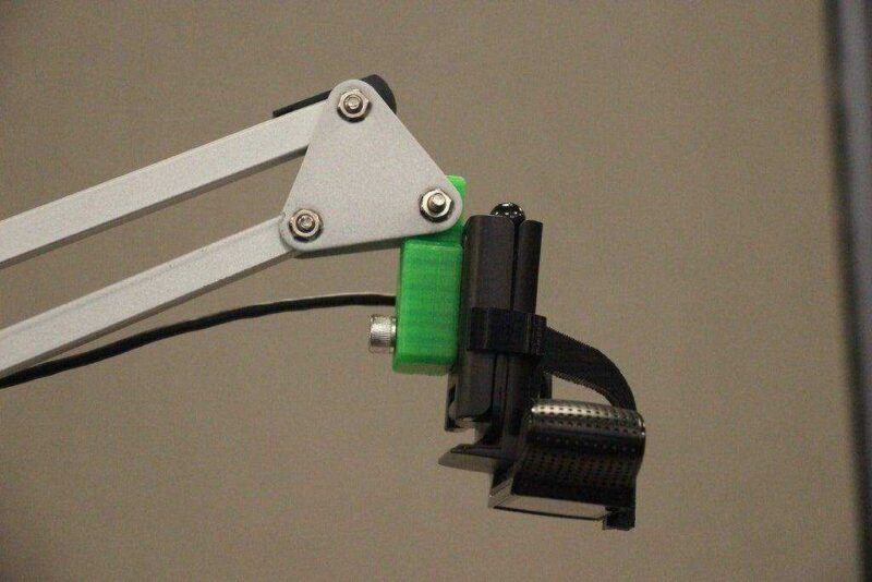 Webcam Veya Kamera Tripod Montaj Ikea Tertial Lamba İçin Plastik Aparat - Görsel 3