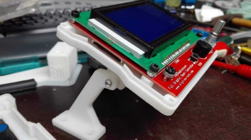 Destekleyici Orientabili Ekran Lcd 128X64 / Lcd 128X64 Kasa Desteği Plastik Aparat - Görsel 2