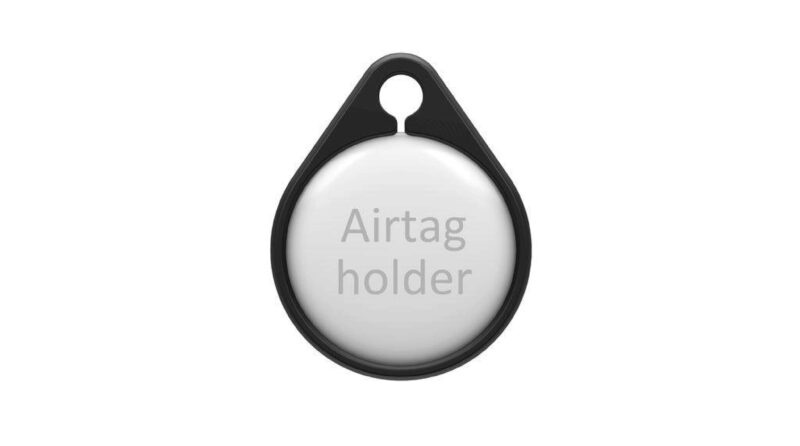 Airtag Güçlü Anahtarlık Tutucu Plastik Aparat - Görsel 4