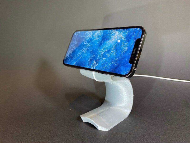 İphone 12 Yüzen Magsafe Standı Plastik Aparat - Görsel 2