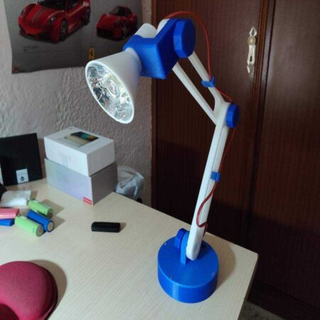 Pille Çalışan Eklemli Led Lamba Plastik Aparat