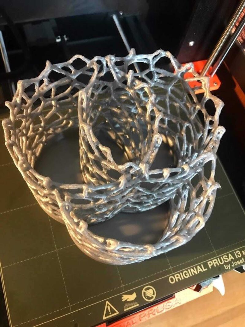 Voronoi Kalem Kupası / Masa Organizatörü Plastik Aparat - Görsel 3