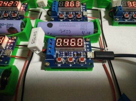 18650 Batarya Kapasitesi Test Cihazı Zb2L3 Plastik Aparat