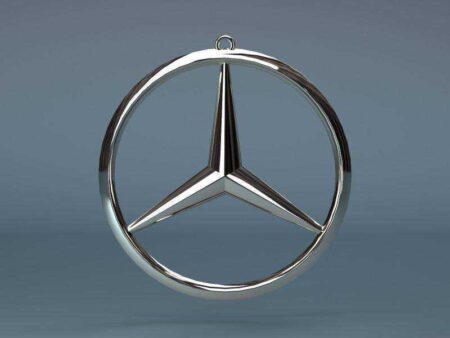 Parsolutions Ta Oluşturulan Mercedes Anahtarlık Plastik Aparat