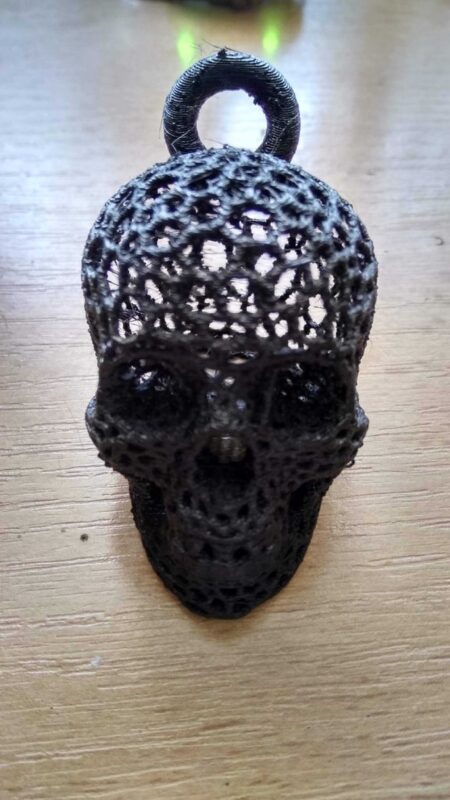 Voronoi Kafatası Biblo Dekoratif Hediyelik Süs Eşyası Maket