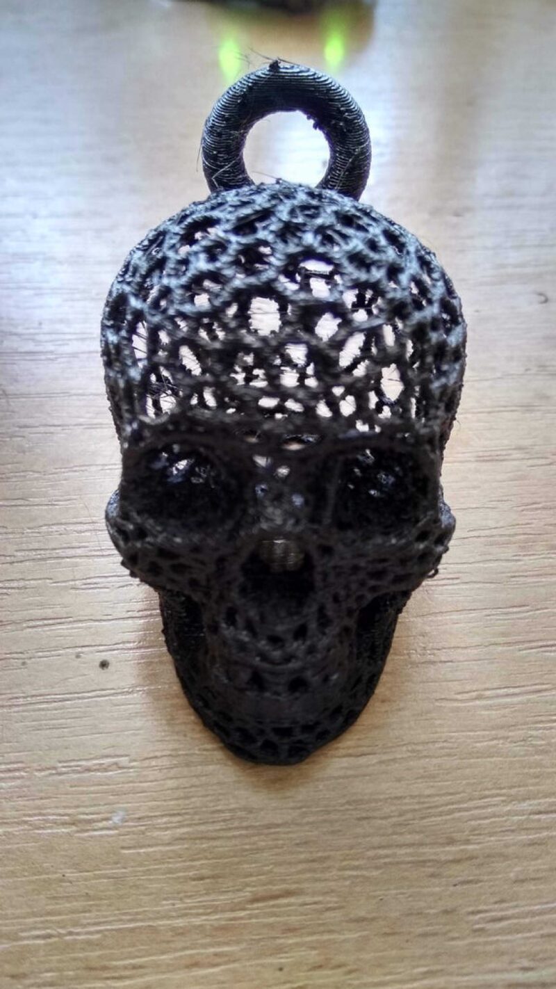 Voronoi Kafatası Biblo Dekoratif Hediyelik Süs Eşyası Maket