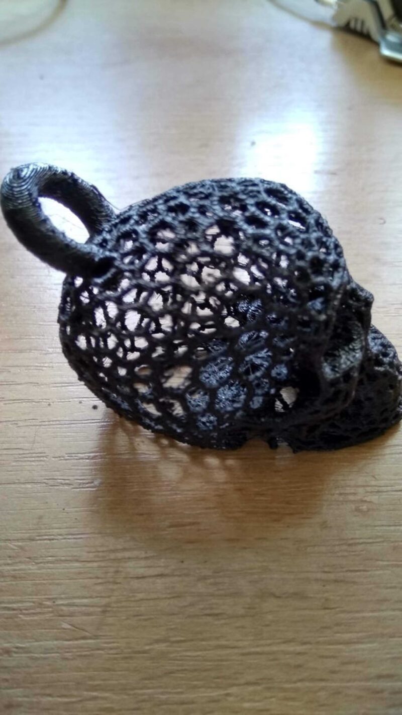 Voronoi Kafatası Biblo Dekoratif Hediyelik Süs Eşyası Maket - Görsel 2