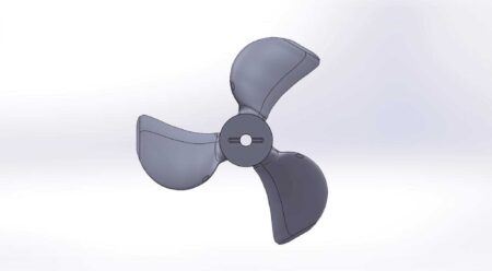 Efoil İçin Propellor, 143Mm Plastik Aparat