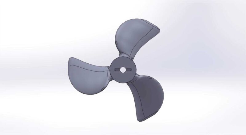 Efoil İçin Propellor, 143Mm Plastik Aparat