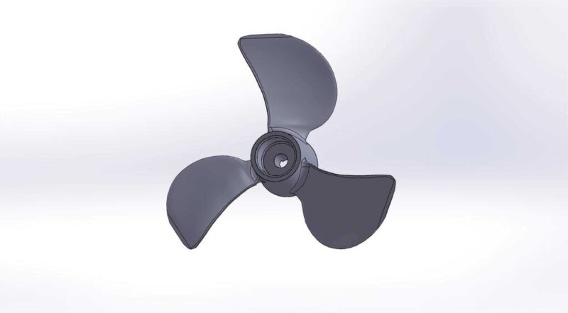 Efoil İçin Propellor, 143Mm Plastik Aparat - Görsel 2