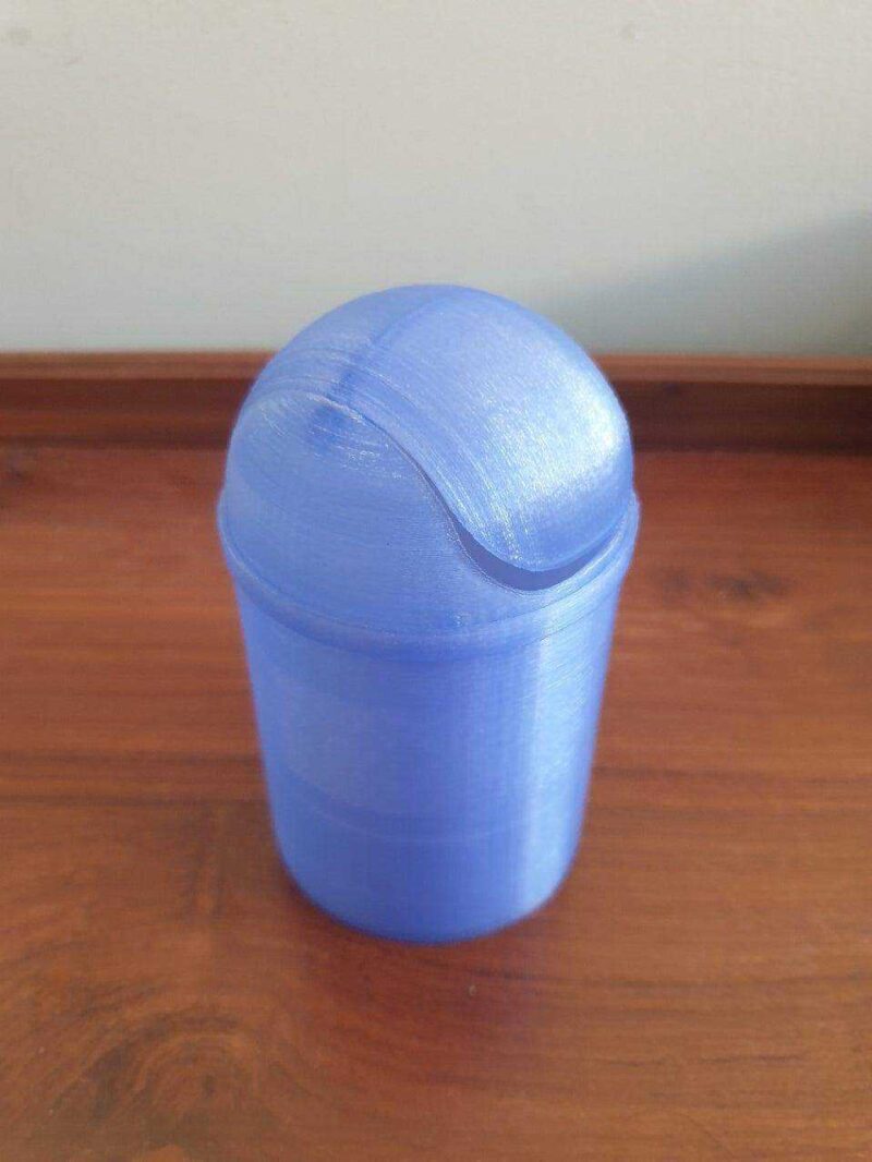 Mini Çöp Kutusu Masaüstü Çok Amaçlı Kapaklı 72x71.9998x84.9998 MM - Görsel 3
