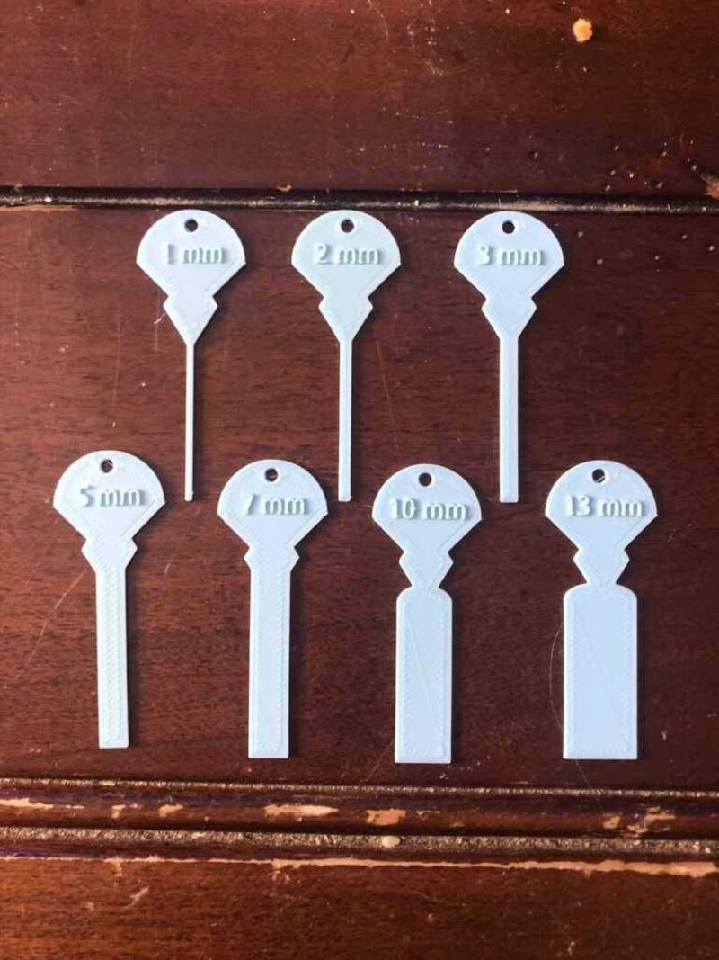 Picot Ölçer Seti (Yonca Pikot Ölçer Seti Kopyalar) Plastik Aparat - Görsel 3