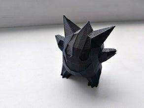 Gengar LowPoly Biblo Dekoratif Hediyelik Süs Eşyası Maket