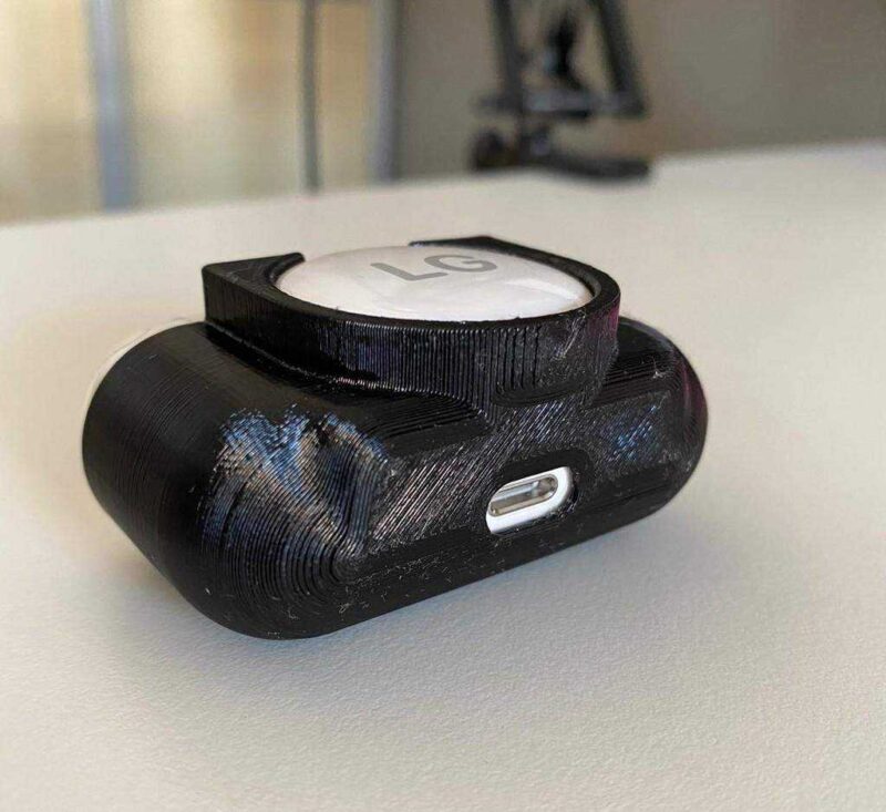Airpods Pro Airtag Kutu Kılıf Plastik Aparat - Görsel 3