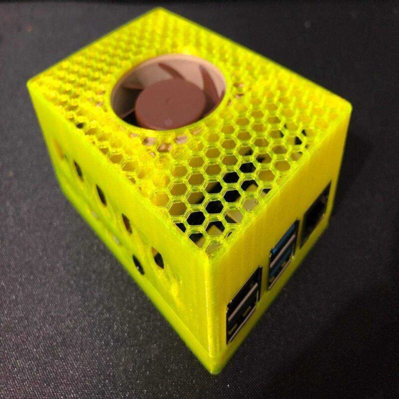 Raspberry Pi 4 Kılıf (A4X20 Noctua 40Mm Fan) Plastik Aparat - Görsel 2