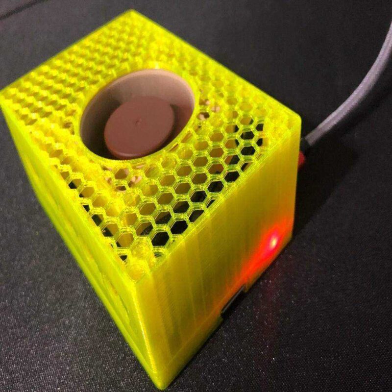 Raspberry Pi 4 Kılıf (A4X20 Noctua 40Mm Fan) Plastik Aparat - Görsel 3